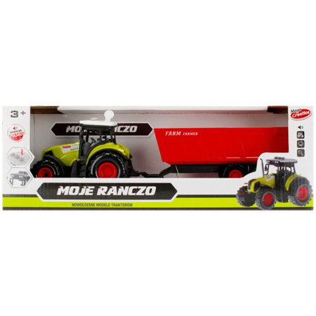 TRAKTOR +AKCESORIA 39X12X13 MC MOJE RANCZO