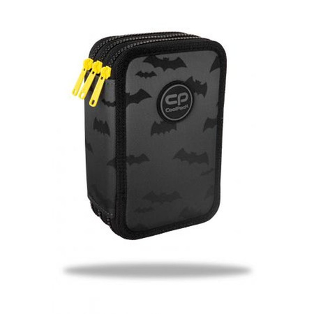 Coolpack Piórnik potrójny Jumper 3 z wyposażeniem Darker Night