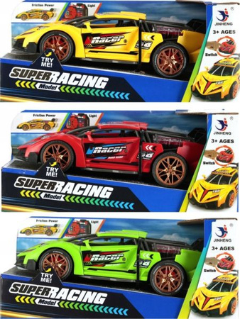 AUTO WYŚCIGOWE DŹWIĘK ŚWIATŁO 21X10X10 MIX3 MC