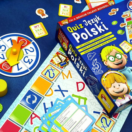 Quiz Język Polski Mały Geniusz, Lisciani