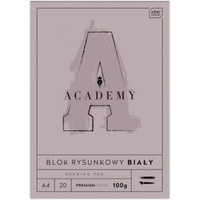 Blok rysunkowy A4 20 100g ACADEMY