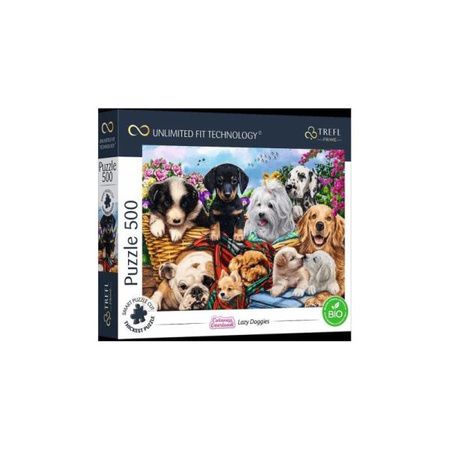 PUZZLE PRIME 500 LAZY DOGGIES