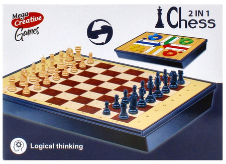 Gra Szachy 2W1 MEGA CREATIVE 511316