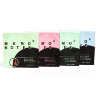 Notes memo 75x75 pastel mix @