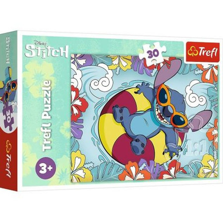 PUZZLE 30 LILO &STITCH NA WAKACJACH Trefl