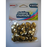 Cekiny matowe 8mm M100 piaskowy