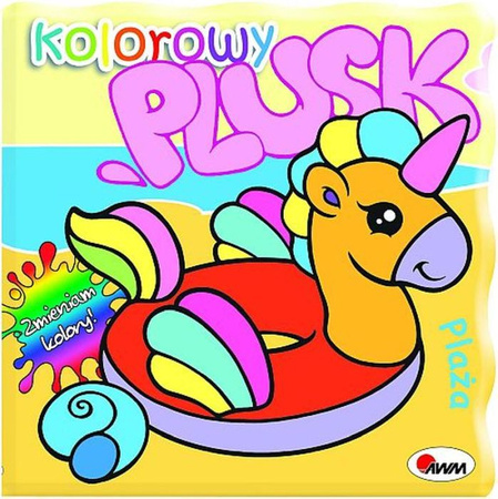 Książeczka kąpielowa KOLOROWY PLUSK PLAŻA NOWA