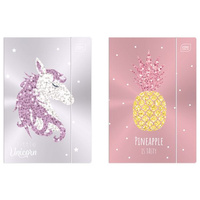 Teczka A4 z Gumką Shine Metallic Interdruk