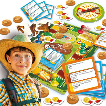 Quiz Dinozaury i Człowiek Pierwotny