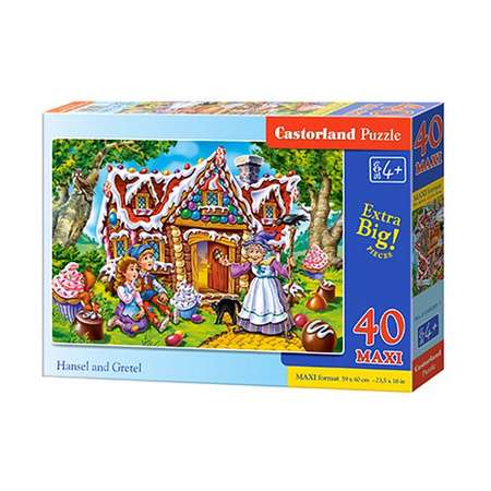 Castorland Puzzle 40  el. Maxi B-040285-1 Hansel and Gretel