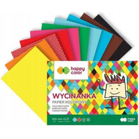 Blok Wycinanka, A4 10 ark, 100 g, Happy Color