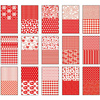 Happy Color Blok z motywami RED, 80g/m2, A4, 15 ark, 30 motywów