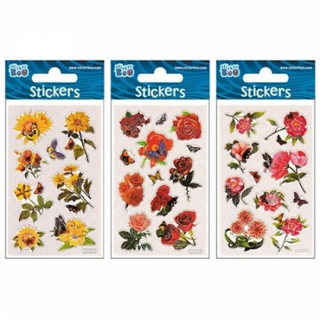 I NAKLEJ 66X180 S-BOO SILV KWIATY2 PBH120/1800