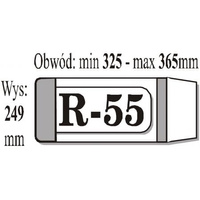 OKŁADKA REGULOWANA R-55 KSIĄŻKOWA@