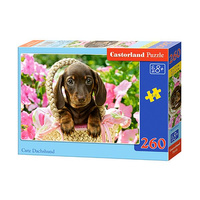 Castorland Puzzle 260 el.  B-27514-1 Cute Dachshund