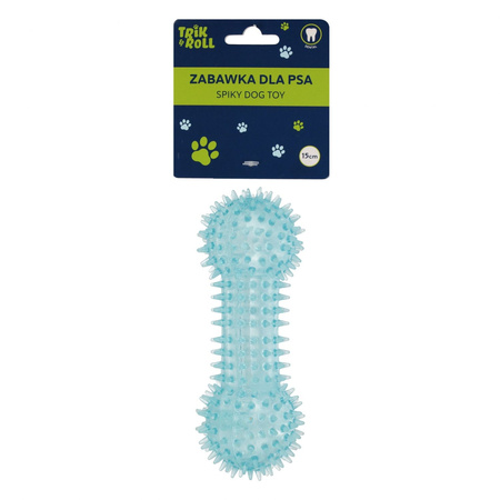Zabawka dla psa Kość z dźwiękiem 15cm niebieska TRIK&ROLL 560867