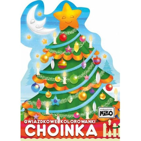 GWIAZDKOWE KOLOROWANKI CHOINKA
