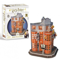 Puzzle 3D Harry Potter 62 el. Magiczne dowcipy Weasleyów na Pokątnej