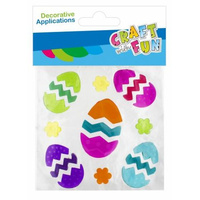 OZDOBA NAKLEJKI NA SZYBE WIELKANOC 9SZT