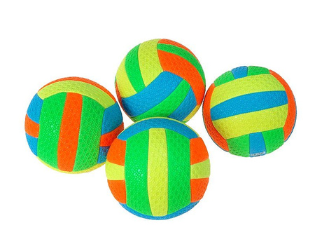 piłka mini, siatkowa, śred.14cm