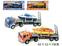 AUTO LAWETA z łódką (światło dźwięk)