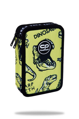 Coolpack Piórnik Jumper 2 podwójny z wyposażeniem Dino Adventure