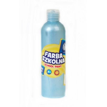 Farba Szkolna Plakatowa 250ml Niebieska Perłowa Astra