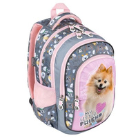 PLECAK 4-KOMOROWY BPL-58 MY LITTLE FRIEND SWEET POMERANIAN mkmp