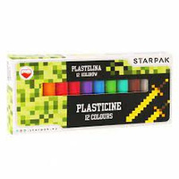 PLASTELINA 12KOL PIXEL GAME STK PUD 1/40