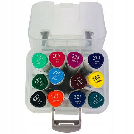 Markery do prac artystycznych 12 kolorów