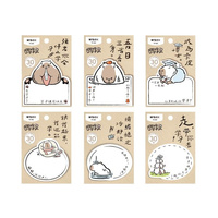 Karteczki samoprzylepne Kapibara, różne kształty, 30ark, MG