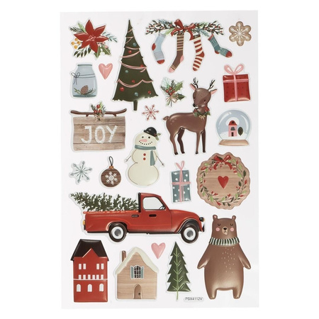 Naklejki - świąteczne wzory 3D