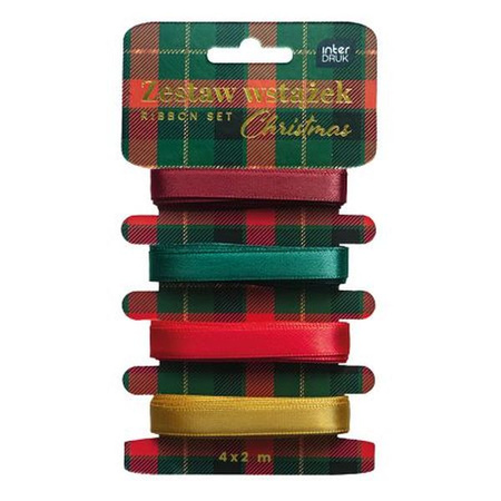 Zestaw wstążek 4x2m CHRISTMAS