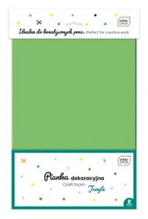 Pianka dekoracyjna 8szt JUNGLE