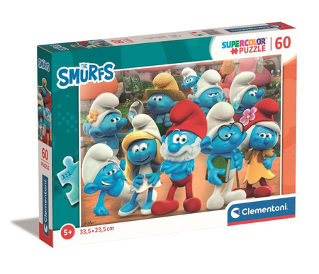 PUZZLE 60 EL SUPER KOLOR SMURFS PUFFI