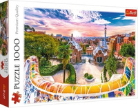 Puzzle 1000el. ZACHÓD SŁOŃCA NAD BARCELONĄ Trefl