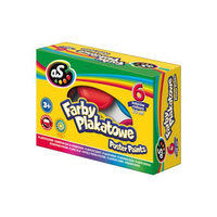 FARBY PLAKATOWE AS 6 KOLORÓW - 20ML @