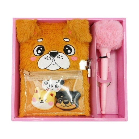 Pamiętnik Piesek zestaw z długopisem