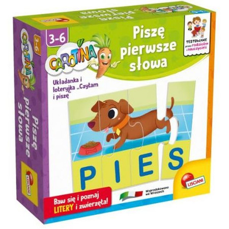 Lisciani Carotina. Piszę pierwsze słowa