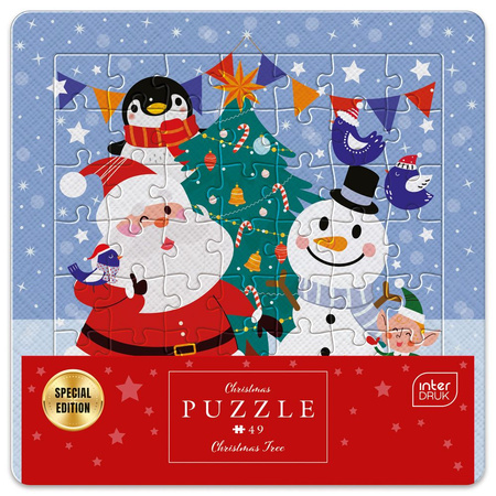 Puzzle w ramce 49 el.BN Christmas Tree