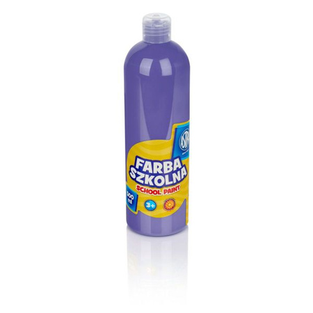 Farba Szkolna Plakatowa 500ml Fioletowa Astra