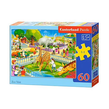 Castorland Puzzle  60 el.  B-066155 Zoo Visit