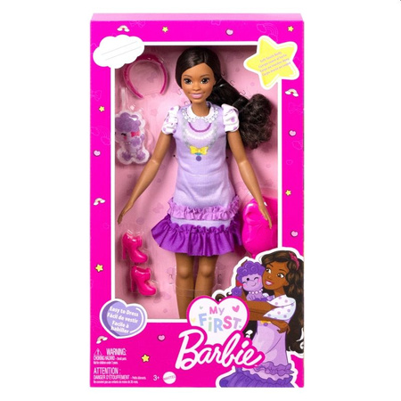 Barbie Moja Pierwsza Barbie Lalka + piesek HLL20  (asst HLL18)