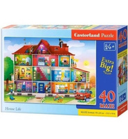 Castorland Puzzle 40 el. Maxi House life