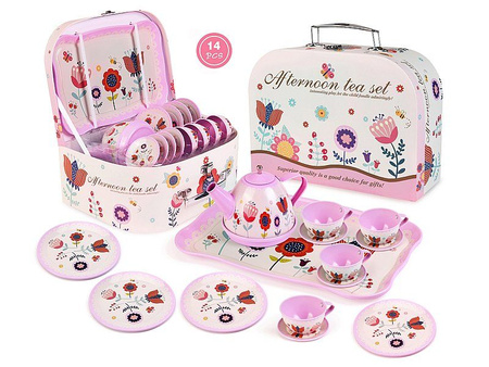 Zestaw do herbaty w kuferku, 19 części; 25,5x18,5x10,3cm, Box (1/626584 )