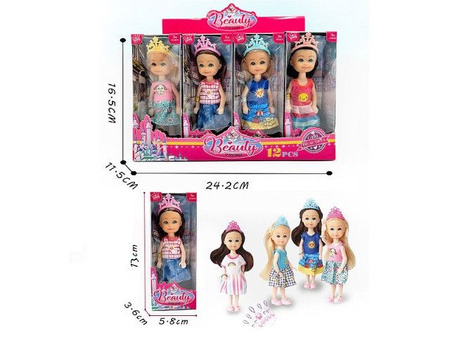 Laleczka księżniczka 13 cm
