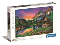 Puzzle 6000 EL HQ  Alpine Lake Clementoni