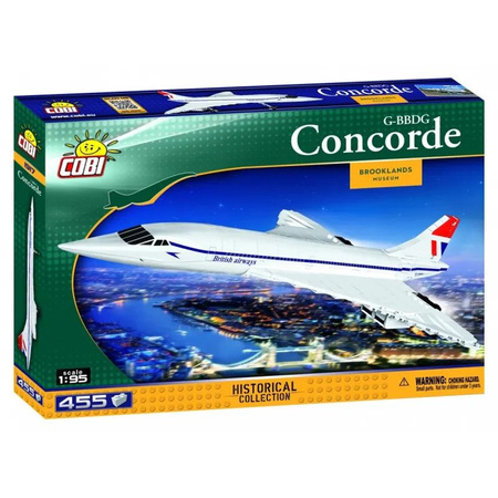Klocki Cobi Model Concorde G-BBDG