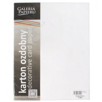 Karton ozdobny Sawanna biały 20 szt./op. 200 g/m2