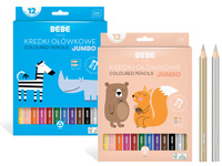 Interdruk Kredki ołówkowe Jumbo BB KID 12 szt.